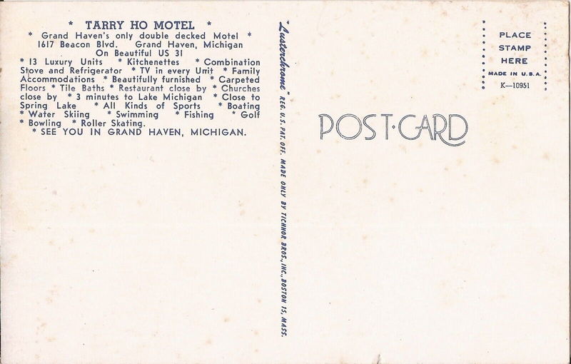 Tarry Ho Motel - Vintage Postcard (newer photo)